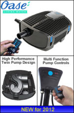 Oase Aquamax Eco Twin Filter and Waterfall Pumps