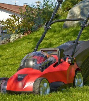 מכסחת נטענת פלדה 40V עוצמתית IKRA IAM-40 4325-כולל מטען וסוללה