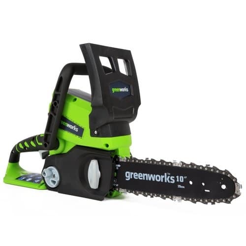 מסור שרשרת נטען "10 GREENWORX-גוף בלבד