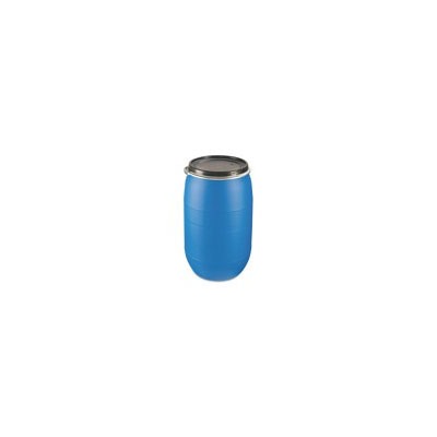 חבית אגירת מים כחולה עם מכסה - 120 ליטר