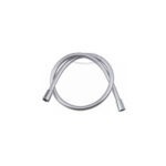 חדש-צינור משוריין לאמבטיה PVC כסוף מונע פיתול 2 מ'