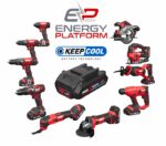 סוללה 20V 4.0Ah בטכנולוגיית Keep Cool + מטען מהיר 6.0A במארז – SKIL