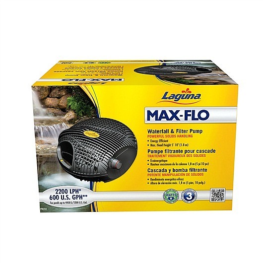 Laguna Max-Flo 11000 Waterfall & Filter Pump, for ponds up to 22000 L