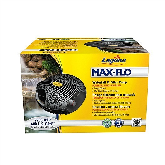 Laguna Max-Flo 16500 Waterfall & Filter Pump, for ponds up to 32400 L