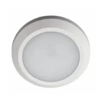 גוף תאורה צמוד קיר CCT 4W ספיר עגול לבן