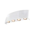 מנורת קיר IP54 12W UP/DOWN JUMP לבן-אור קר