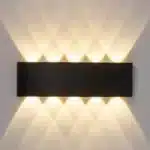 צמוד קיר 10W UP/DOWN SKIP IP54-אור צהוב