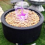 מפל מים מזרקה דקורטיבית לגינה "מפל חלוקים"