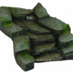 מפל נחל דמוי אבן לבריכות נוי TGF-17027B מידות אורך 104 ס"מ, רוחב 54 ס"מ, גובה 10 ס"מ כולל משאבה 1100 ל"ש וצינור