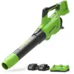 מפוח BL (2X24V) 48V+שתי סוללות 4.0Ah + מטען Dual Port 48V