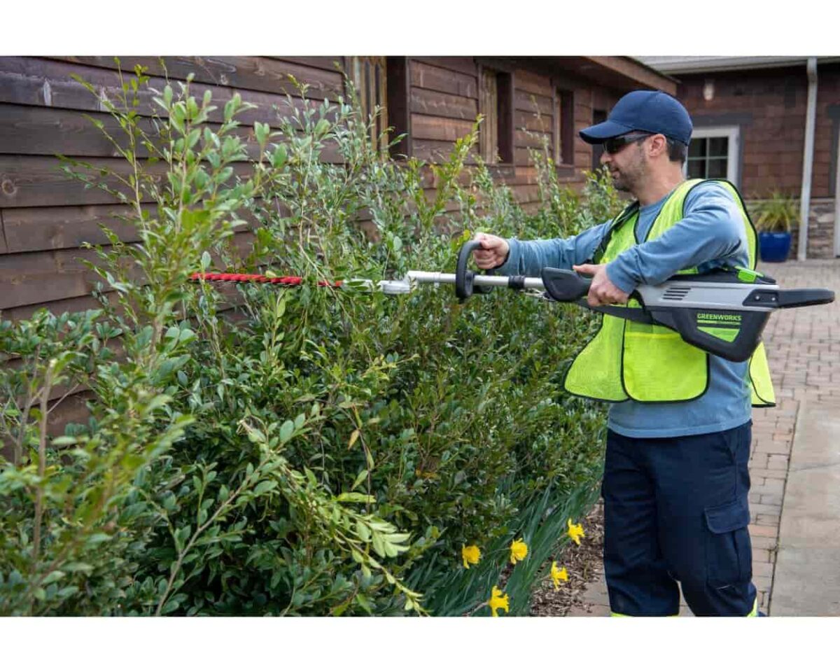 ⁦מגזמת גובה 51 ס”מ אורך כללי 2.41 מ’ 80V PRO – גוף בלבד⁩ – תמונה ⁦2⁩