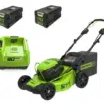 מכסחת דשא “21 (51 ס”מ) הנעה עצמית 80V PRO Dual Port + שתי סוללות 4.0Ah + מטען מהיר 80V Pro