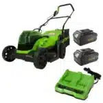 מכסחת דשא 36 ס”מ 48V (2X24V) עם 2 סוללות 4Ah + מטען Dual Port 4A 48V