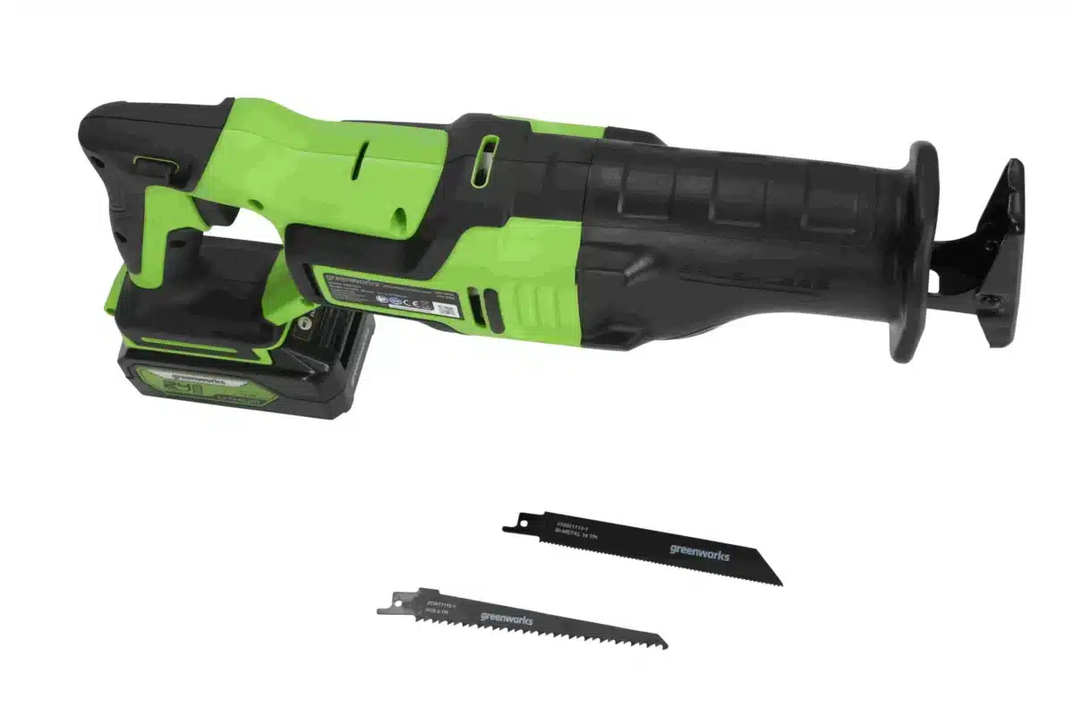 ⁦מסור חרב 24V Brushless מהירות 0-2,700 סל”ד, אורך מהלך 28 מ”מ – גוף בלבד 24V⁩ – תמונה ⁦1⁩