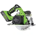 ⁦מסור עגול 24V נטען 6.25″ + סוללה 2Ah + מטען מהיר⁩ – תמונה ⁦3⁩