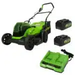 מכסחת דשא 36 ס”מ 48V (2X24V) עם 2 סוללות 5Ah ומטען Dual Port 4A 48V