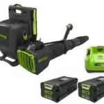 מפוח גב 80V PRO + שתי סוללות 5.0Ah + מטען מהיר 80V Pro