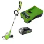 חרמש – קוצץ קנטים 24V נטען Deluxe + סוללה 2.0Ah + מטען מהיר 24V