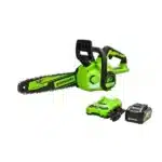 מסור שרשרת 12″ 24V Brushless + סוללה 2Ah + מטען 24V