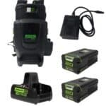 יחידת כח נישאת 80V PRO Dual Port + שתי סוללות 5.0Ah + מטען מהיר כפול Dual Port 80V Pro